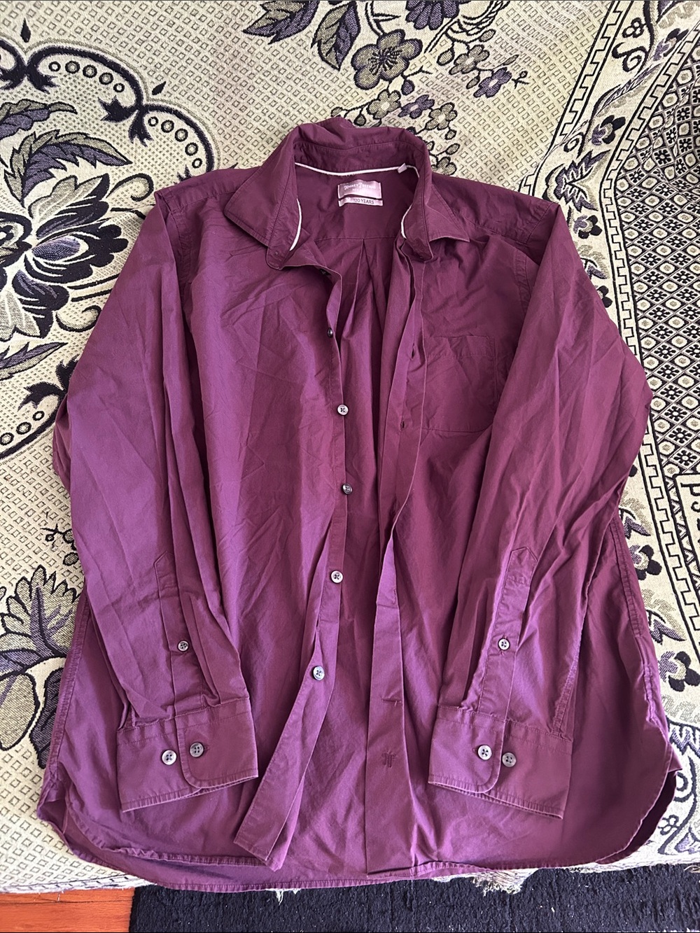 Hickey Freeman Deep Plum Shirt